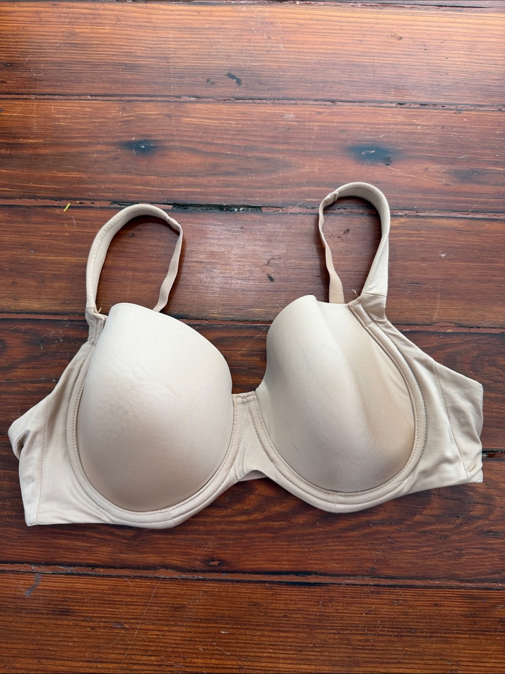 SOMA Stunning Support Smooth Full Coverage underwire nude bra sz 38D